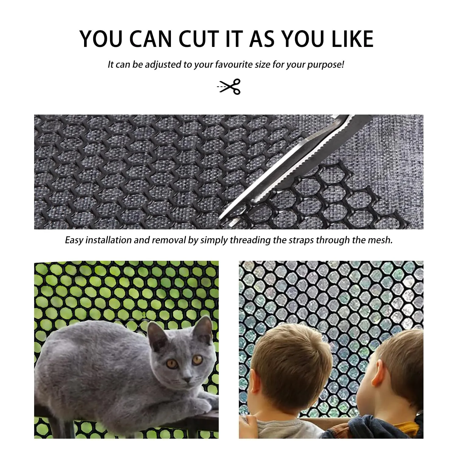 Green Plastic Wire Mesh Fence 15.7IN x 26FT Roll - Durable Plastic Chicken Wire Mesh - Ideal for Poultry, Dogs, Cats, Snake Barrier & Gardening