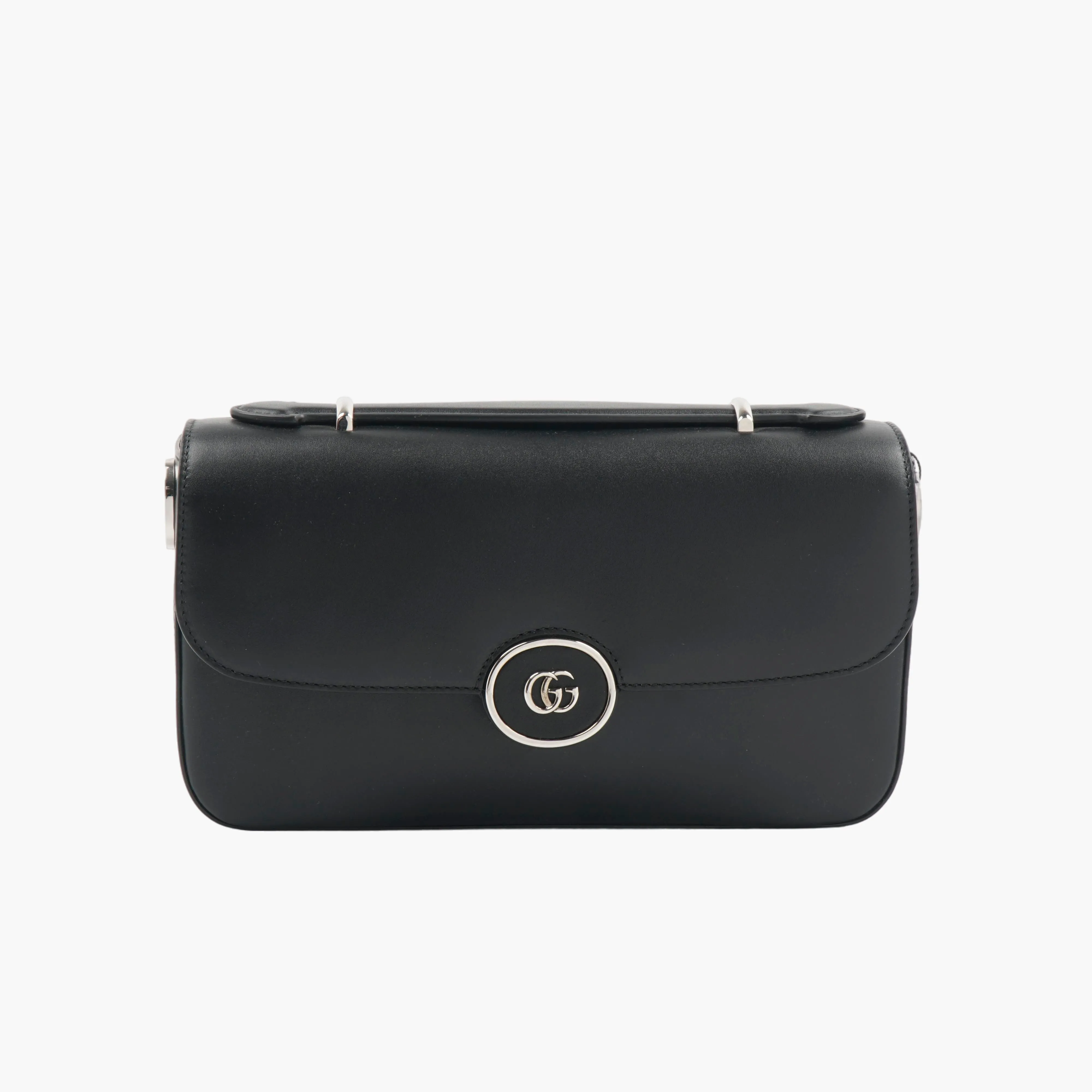 GUCCI Petite GG Leather Bag with Adjustable Strap