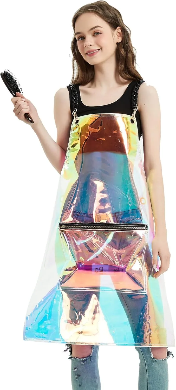 Hair Stylist Apron for Women - Waterproof Barber Nail Tech Apron Hairdresser Hairstylist Salon Aprons with Pocket