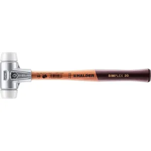 Halder USA - Simplex Mallet with Superplastic Inserts (3107.03) , White