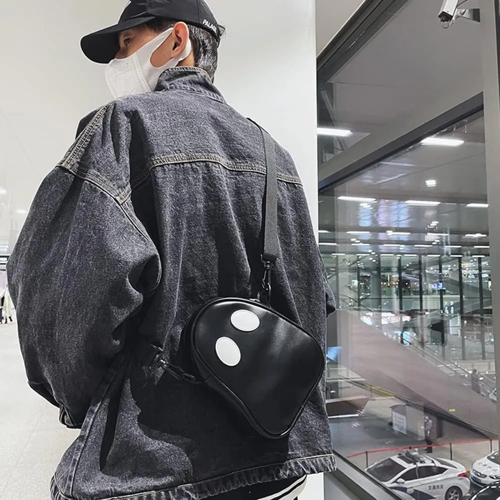 Halloween Purse Ghost Crossbody Bag for Women Men Novelty Ghost Purse Shoulder Satchel Bag Funny Halloween Accessories