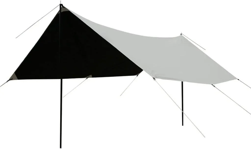 Hammock Rain Fly Tent Camping Tarp, Outdoor Canopy Hammock Rain Fly Sunscreen Camping Shelter for Camping, Travel, Outdoor, Hammocks(500 * 340cm)