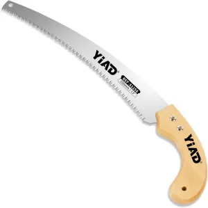 Hand Pruning Saw, 13" Curved Blade Handsaw, Hunting Saw Gardening Hand Tools Wood Working Tools, Tree Branch Cutter Wood with Hanging Scabbard for Tree Trimming Woodworking Hunting Camping