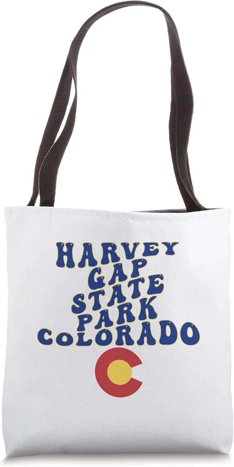 Harvey Gap State Park Colorado CO Retro Vacation Souvenir Tote Bag