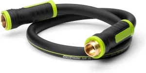 Heavy Duty Garden Hose 3ft x 5/8” – Flexible Water Hose, Leak-Proof, Lightweight Hybrid Hose– Durable Outdoor Hose, Kink Free