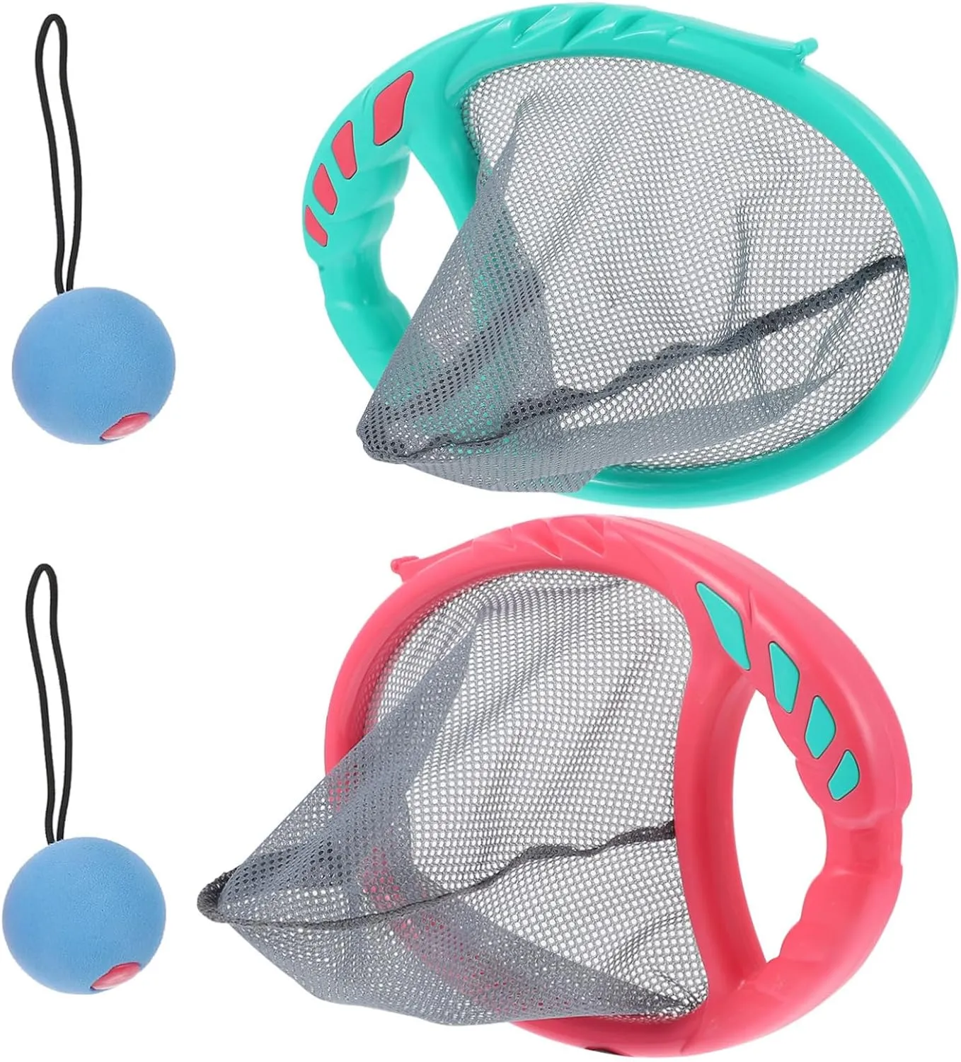 Hemoton Beach Toys Adults 1 Set Paddle Catch Game Toy Boys and Girls Toss Ball Game for Boys and Girls Random Color