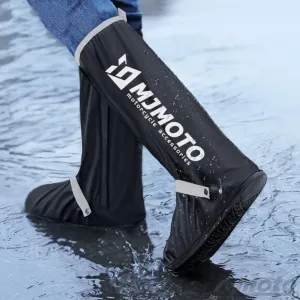 High Tube Motorcycle Rain Shoe Covers Creative Waterproof Reusable Motorcycle Cycling Bike Rain Boot Rainproof Shoes Cover (XX-Large)