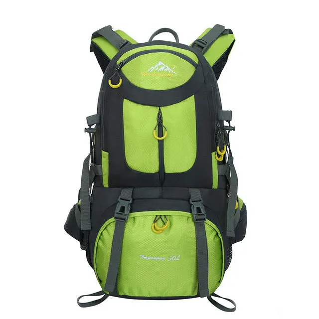 Hiking Backpack 50L Rucksacks Waterproof Backpack Men Outdoor Camping Backpack Gym Bags Travel Bag Women Large Sport Bags