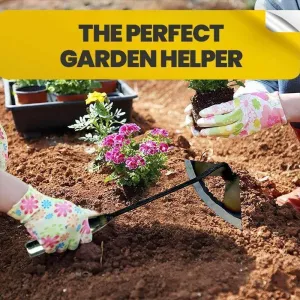 Hollow Steel Handheld Shovel Rake - Versatile Garden Tool
