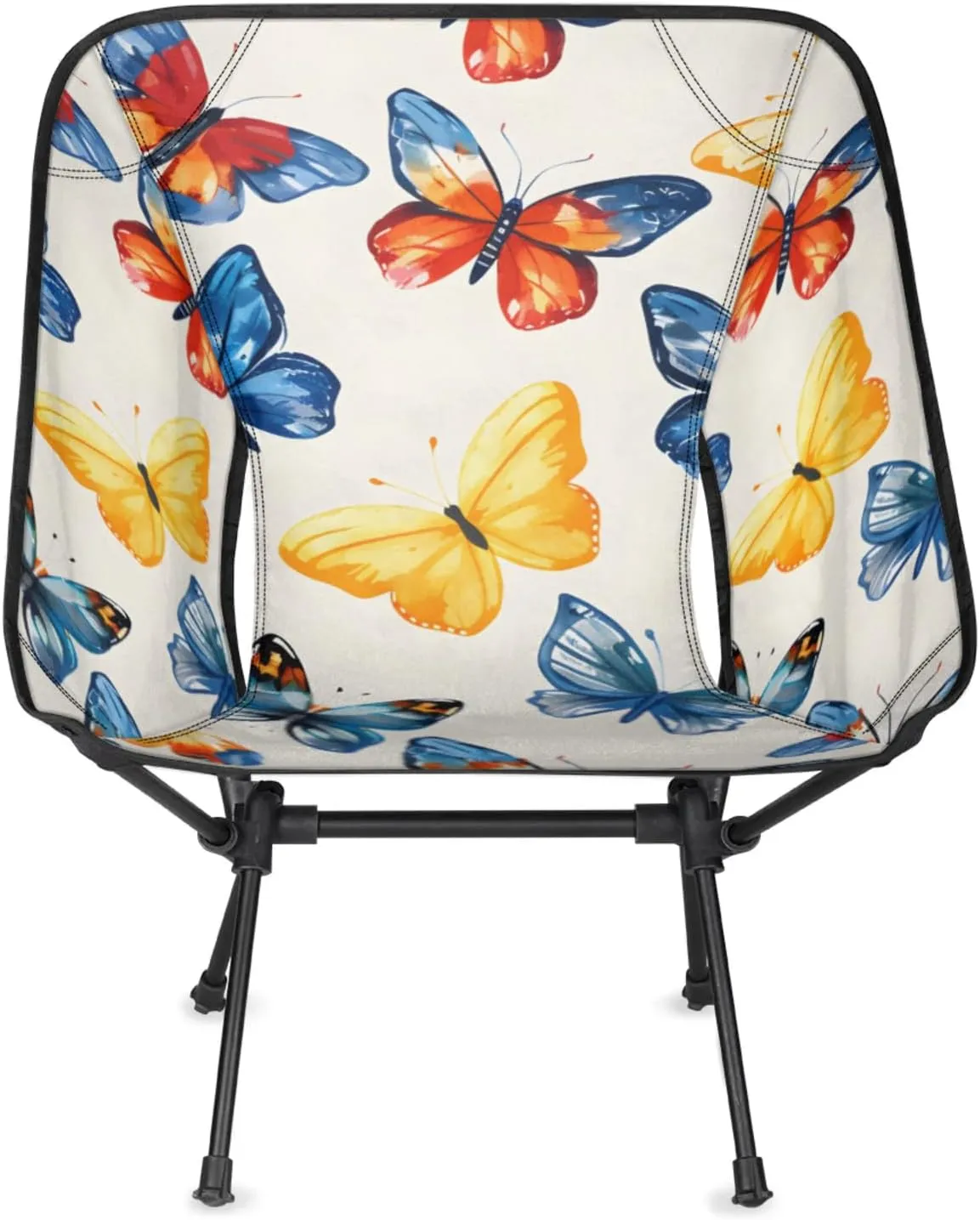 Honeybaby Folding Camping Chair Butterfly Dancing Camping Chairs Lightweight Portable Chair Outdoor Foldable Chairs for Camping Travel Picnic Beach Hiking