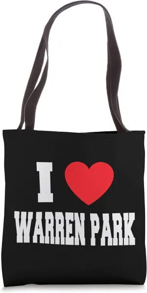 I Love Warren Park Tote Bag