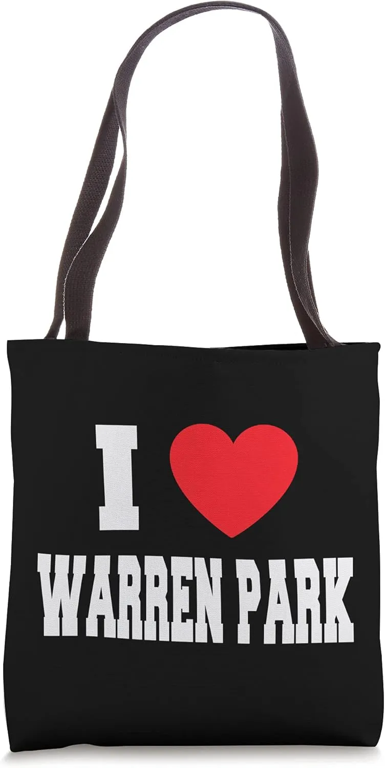I Love Warren Park Tote Bag