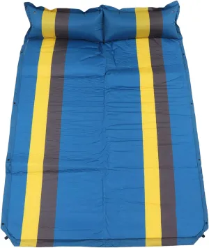 Inflatable Camping Sleeping Pad with Pillow Foldable Waterproof Double Inflatable Sleeping Mat Pad for Outdoor Camping