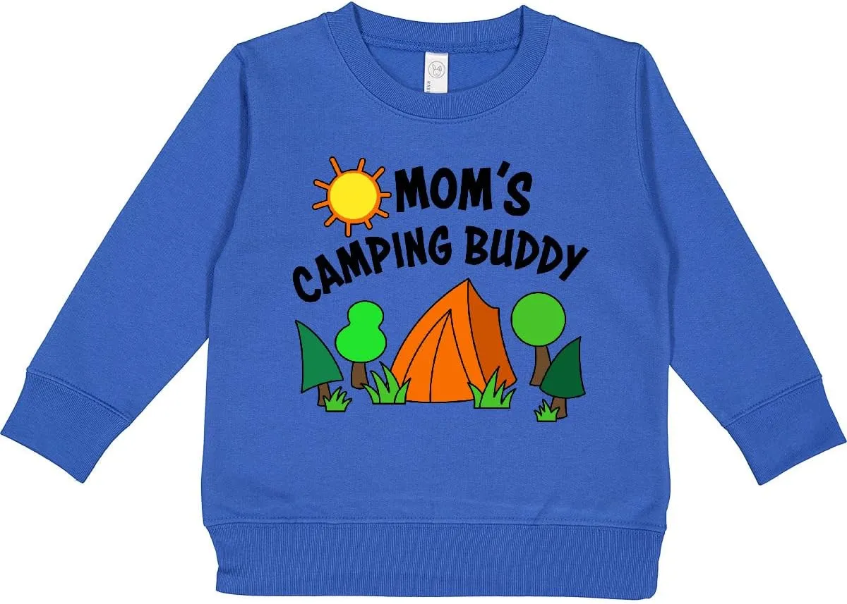 inktastic Mom's Camping Buddy Toddler Sweatshirt