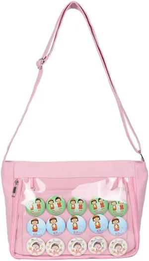 Ita Bag Crossbody Shoulder Bag Kawaii Cute Pin Display Cosplay Bag Messenger Japanese Ita Bag Accessories