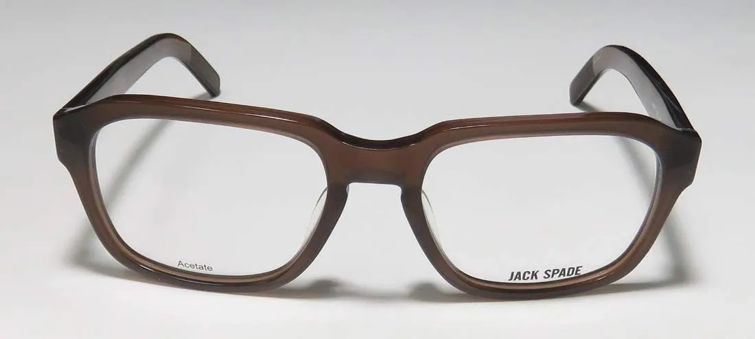 Jack Spade Hurst Mens Rectangular Full-rim Classic Shape Retro Designer Upscale Eyeglasses/Eyeglass Frame