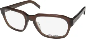 Jack Spade Hurst Mens Rectangular Full-rim Classic Shape Retro Designer Upscale Eyeglasses/Eyeglass Frame
