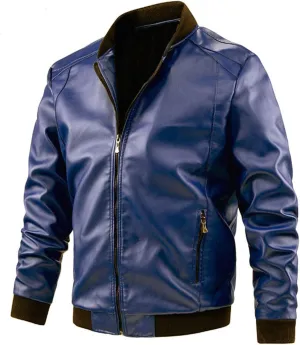 Jackets for Men Stand Leather Collar Cool Long Autumn Men Winter Jacket Vintage Men's Coats Jackets Cosplay Men