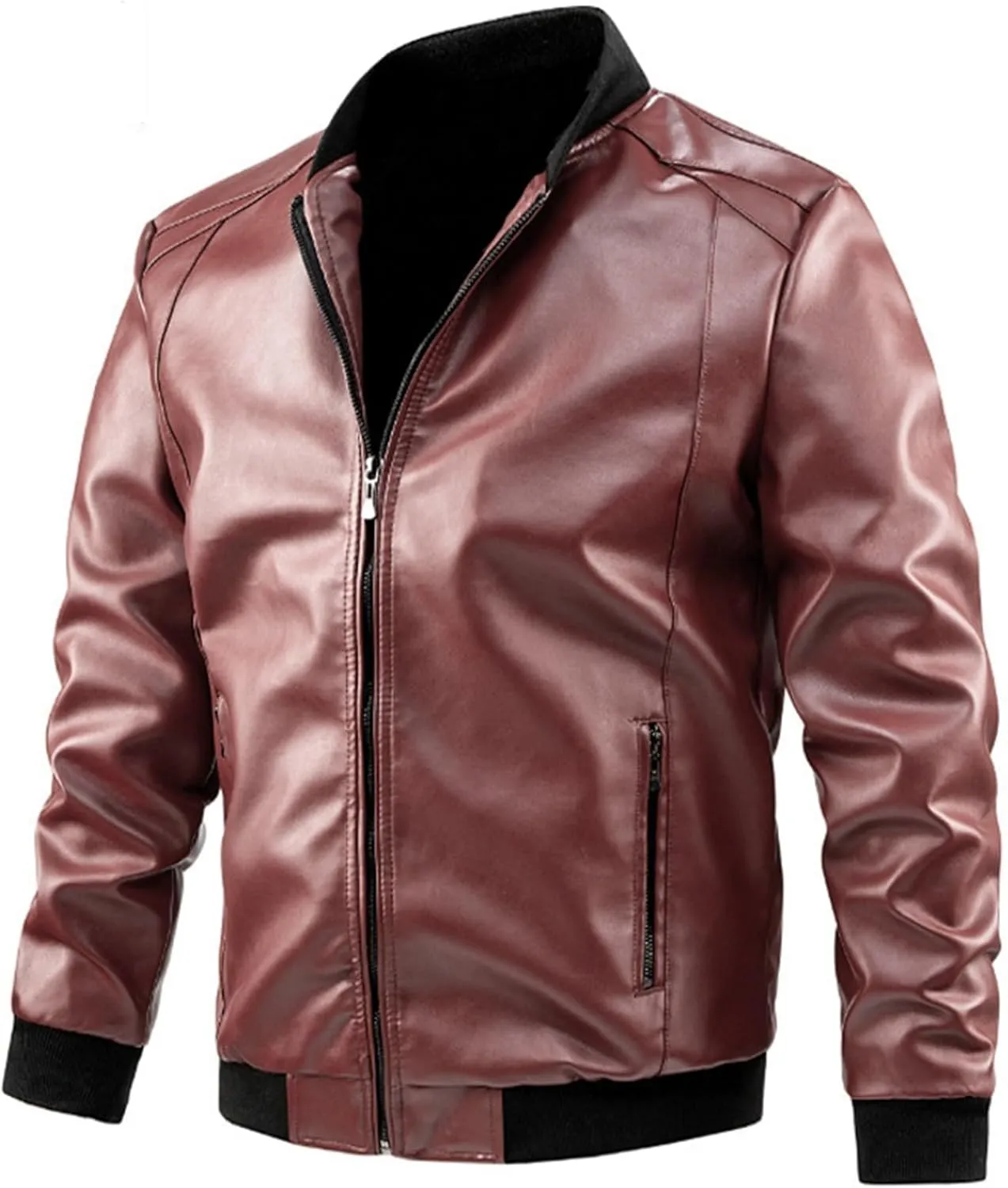 Jackets for Men Stand Leather Collar Cool Long Autumn Men Winter Jacket Vintage Men's Coats Jackets Cosplay Men