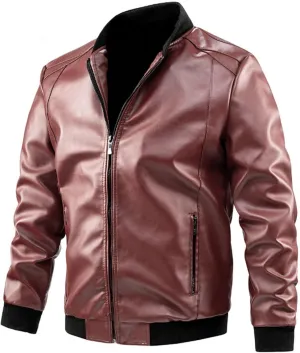 Jackets for Men Stand Leather Collar Cool Long Autumn Men Winter Jacket Vintage Men's Coats Jackets Cosplay Men