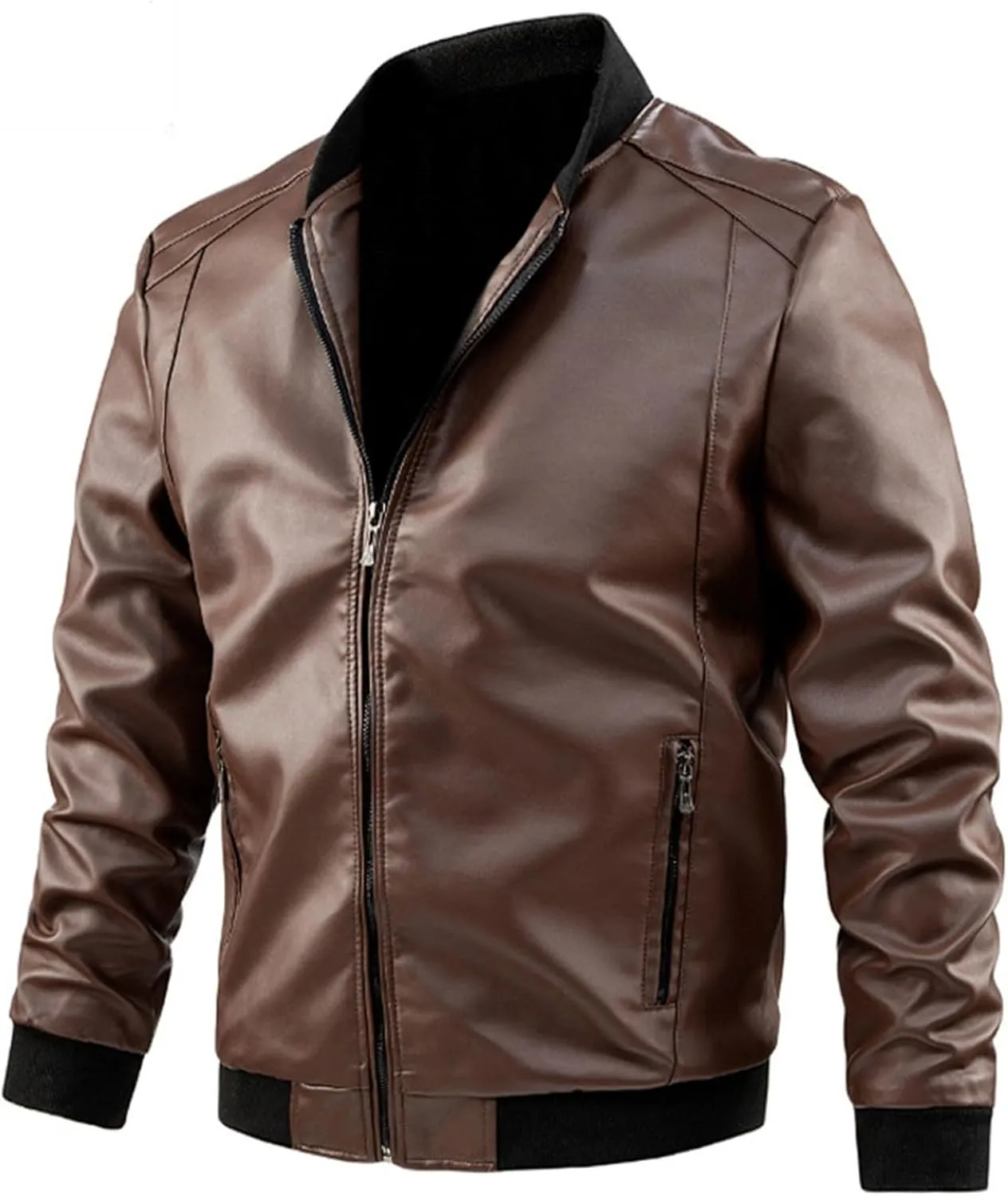 Jackets for Men Stand Leather Collar Cool Long Autumn Men Winter Jacket Vintage Men's Coats Jackets Cosplay Men