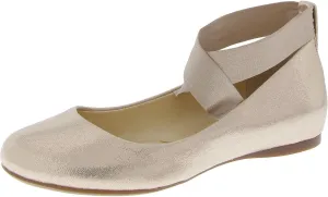 Jessica Simpson Mandayss Women's Pull-On Criss-Cross Ankle Ballet Flats Shoes
