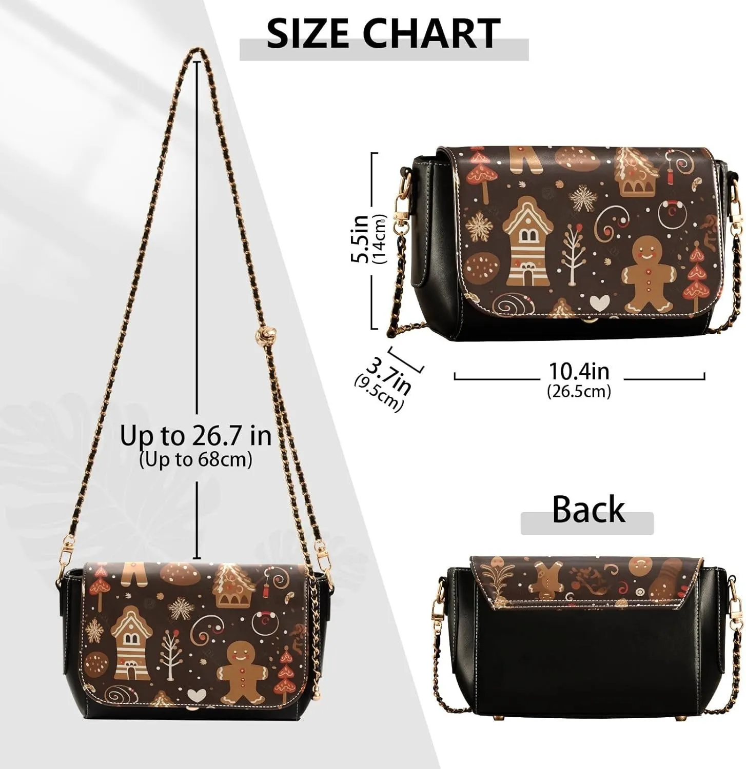 Joko Ivery Crossbody Bags for Women Leather Purse Shoulder Bag Handbag for Daily