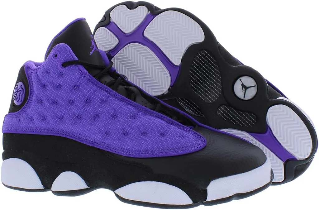 Jordan Big Kid's 13 Retro Purple Venom/Black-White (FD4648 501)