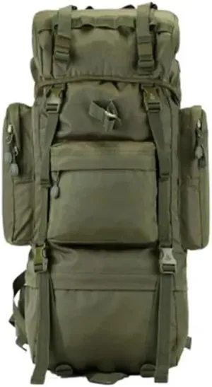 JSEIAJB 70L Large Backpack Outdoor Sports Bag Hiking Camping Climbing Waterproof Wear-resisting Nylon Bag