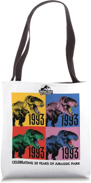 Jurassic Park 30th Anniversary 30 Years Tote Bag