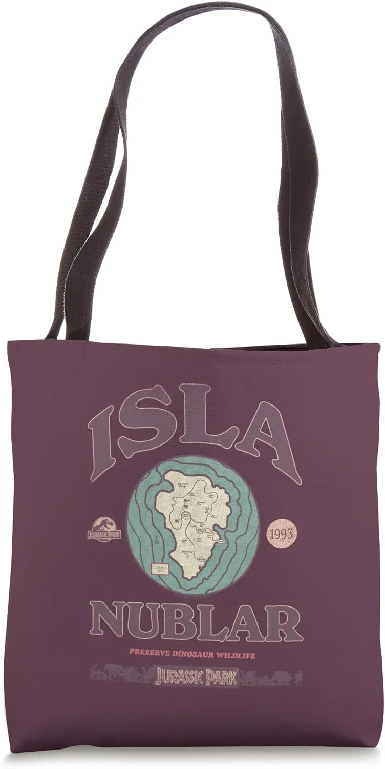 Jurassic Park Isla Nublar Tour 1993 Tote Bag