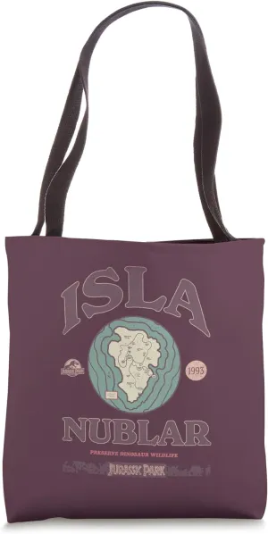 Jurassic Park Isla Nublar Tour 1993 Tote Bag