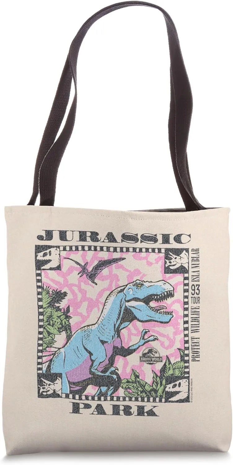 Jurassic Park retro Isla Nublar Tour Tote Bag