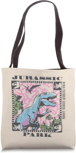 Jurassic Park retro Isla Nublar Tour Tote Bag