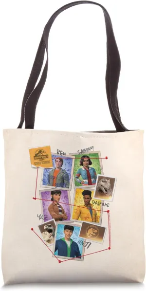 Jurassic World: Chaos Theory Nublar 5 Photos Tote Bag