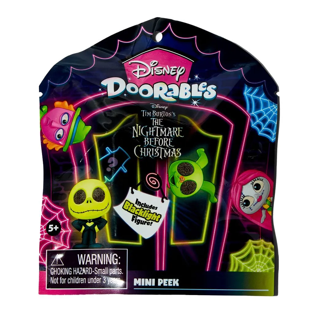 Just Play Disney Doorables Nightmare Before Christmas Blacklight Figure Blind Bag