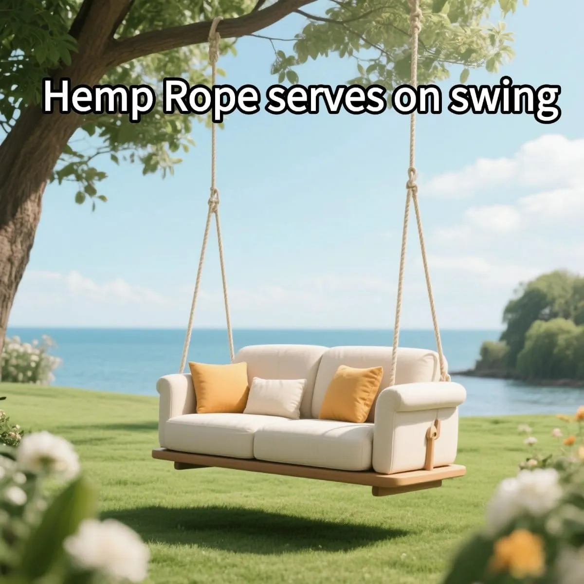 Jute Rope(4/5inchX100ft) Twisted Hemp Rope for Crafts， Landscaping, Home Décor, Tug of War Ropes，Swing，and Gardening, Strong, and Durable