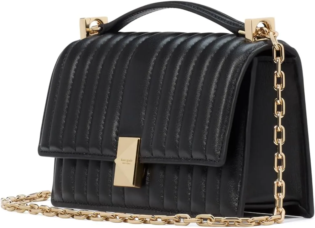 kate spade new york Deco Quilted Leather Mini Flap Chain Crossbody