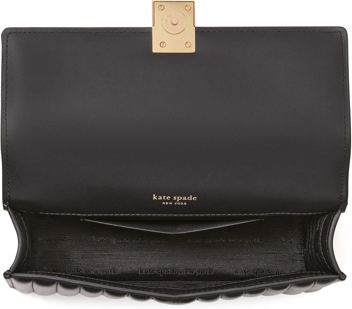 kate spade new york Deco Quilted Leather Mini Flap Chain Crossbody