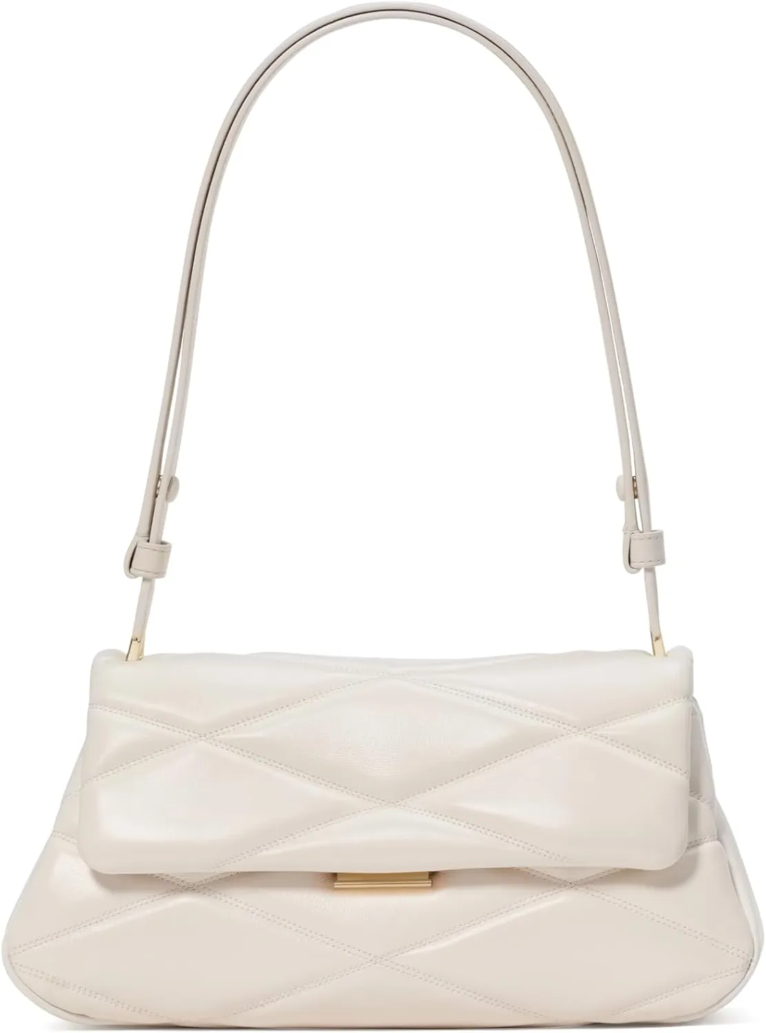 kate spade new york Grace Quilted Leather Shoulder Bag, Cream