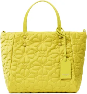 kate spade new york Women's Tilly Quilted Fabric Small Tote, Olivine