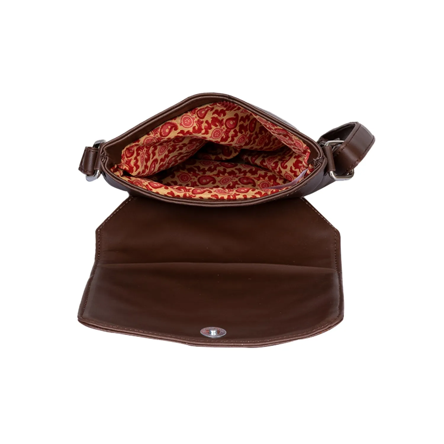 Khadim Crossbody Sling Bag with Adjustable Long Strap for Women