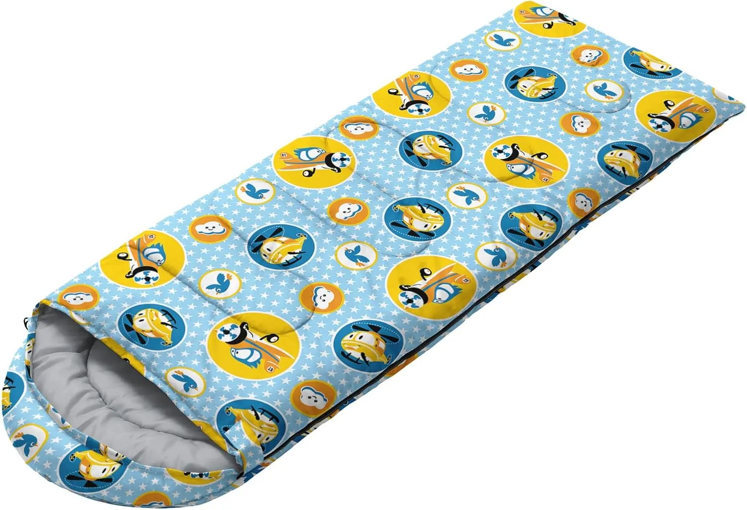 Kids Sleeping Bag for Boys and Girls,Monster Alien Print-Lightweight Warm Portable Outdoor Indoor-Waterproof Cold Weather Resistant Sleeping Bag for Camping Hiking