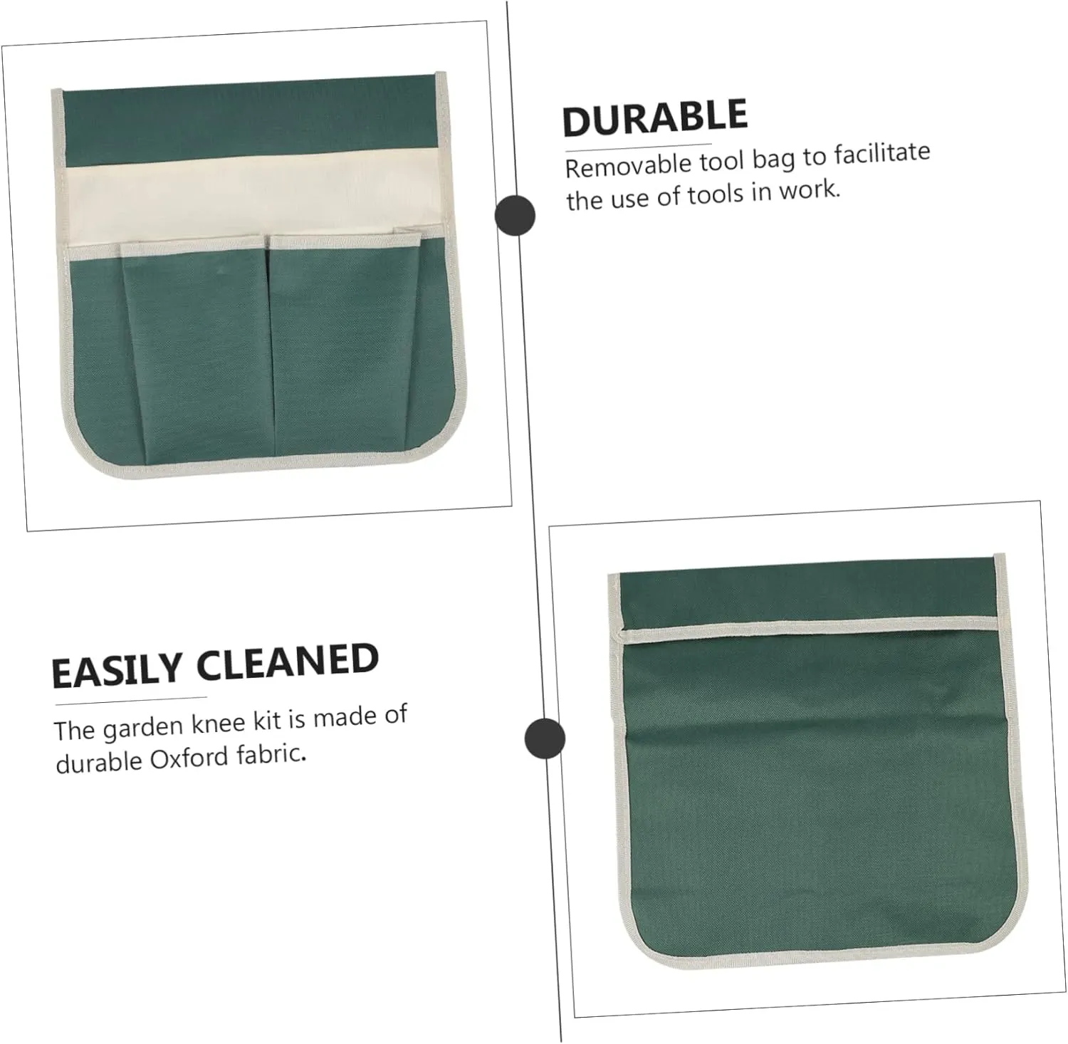 Kneeler Pouch Garden Hanging for Cloth with Hand Chair Kneeling Folding Tools Foldable Heavy Dad Organizer Tool Pockets Gardening Bag Multifunction Multi-