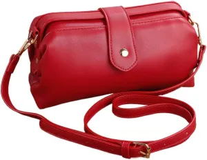 Langrents Retro Handmade Vintage Doctors Purse for Women - Leather Crossbody Bag