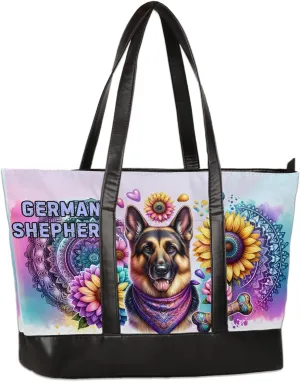 Laptop Tote Bag for Women Girls Large Canvas Shoulder Bag
