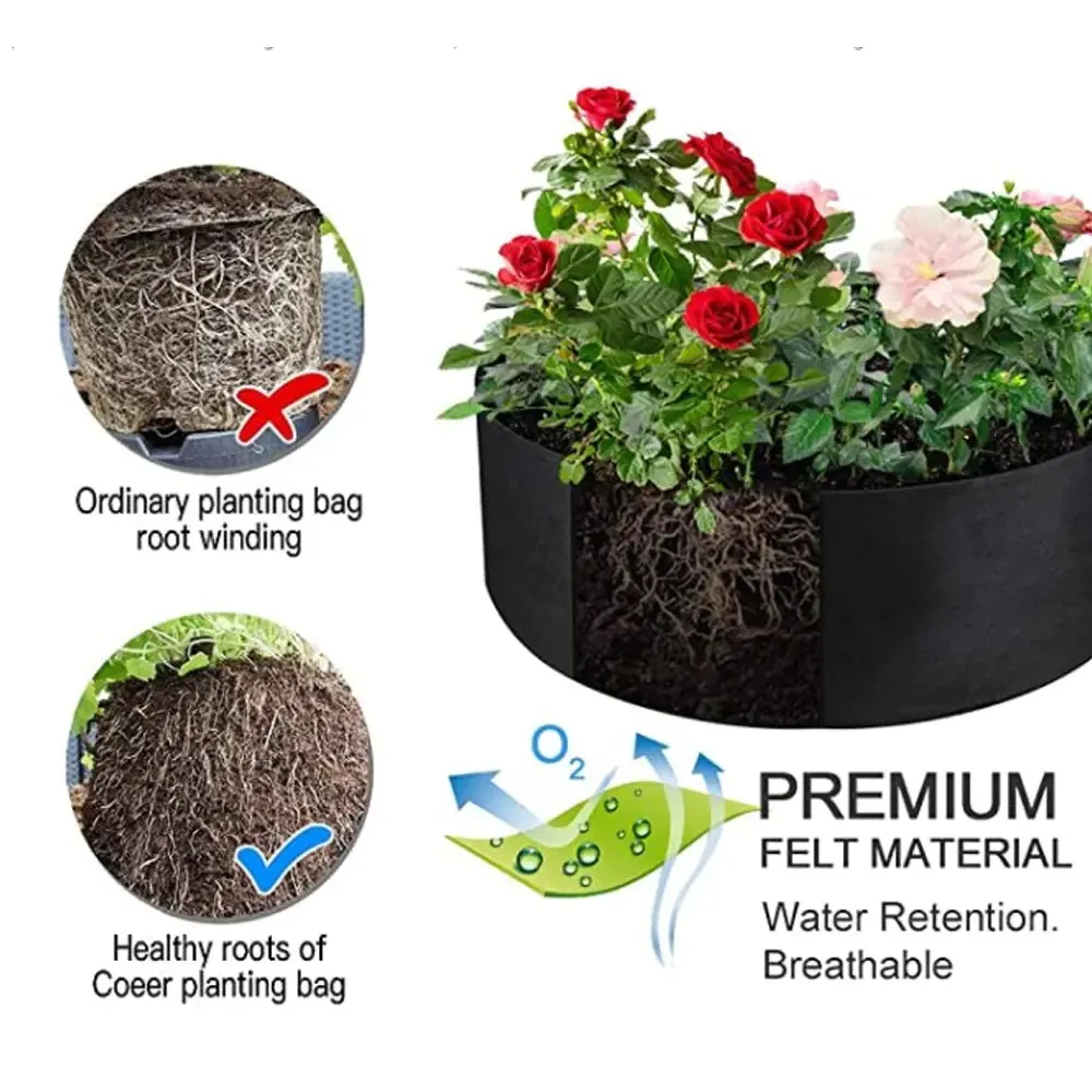 Large-Diameter Felt Planting Bag for Vegetables