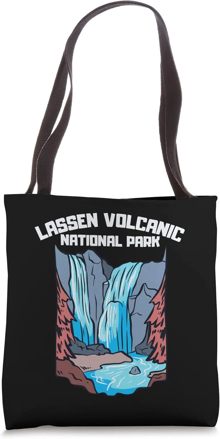 Lassen Volcanic National Park Waterfall Tote Bag