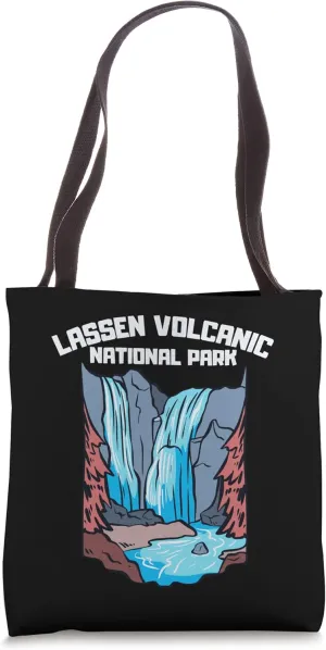 Lassen Volcanic National Park Waterfall Tote Bag