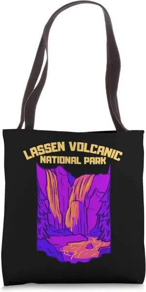 Lassen Volcanic National Park Waterfall Tote Bag
